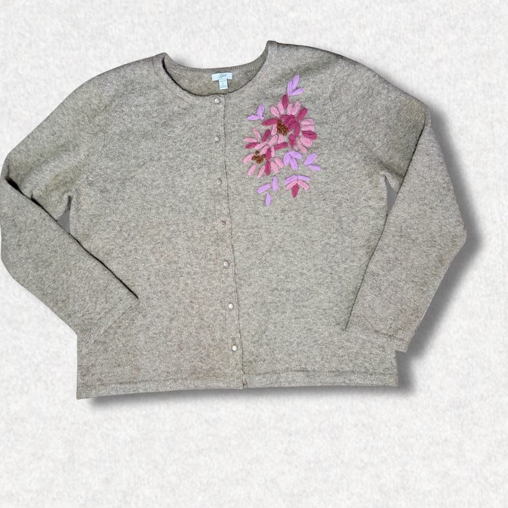 J. Jill Earthy Toned Knit Sweater